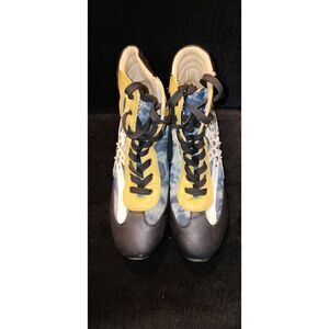 Bumper Denim Wedge Bootie